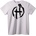 NOONEBRAND Тениска Кръстосан Символ - 2XL, White