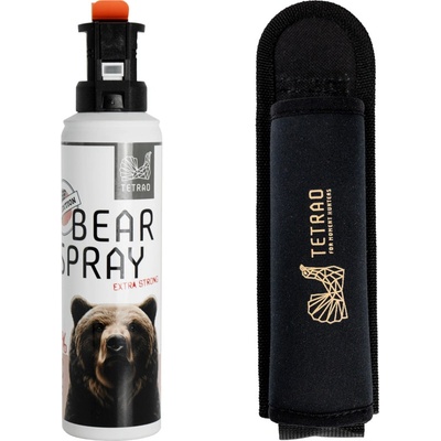Balíček DUO TETRAO - Bear spray 200 ml + pouzdro (200 ml, 300 ml)
