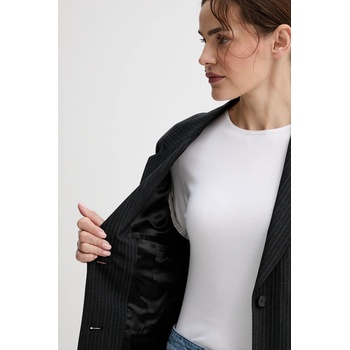 Filippa K Вълнено сако Filippa K в сиво с едно копче с десен 31766 (31766.FK)