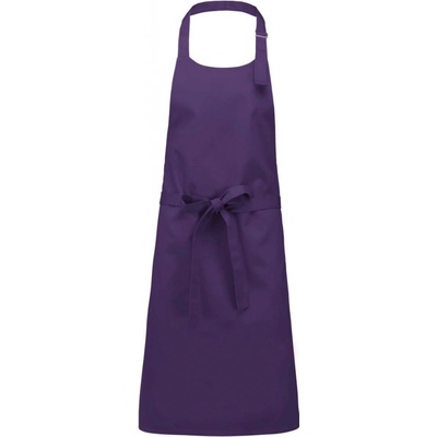 Kariban Zástěra přes hlavu bez kapes Pure purpurová