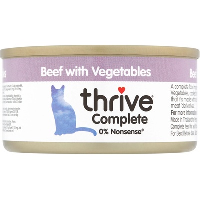 Thrive Complete Hovädzie mäso so zeleninou 6 x 75 g