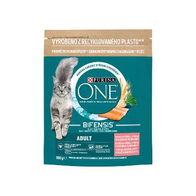 Purina ONE 800g Adult s lososom a celozrnnými obilninami