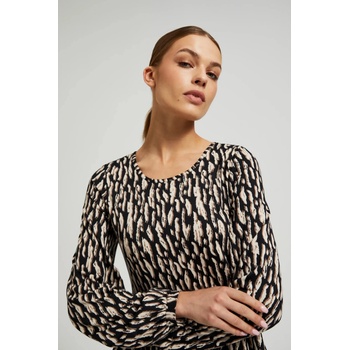 Moodo Кафяви рокли с обемни ръкави Moodo Moodo | Kafyav | ЖЕНИ | XS