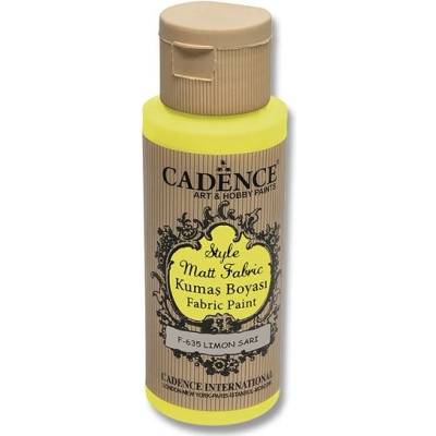 Textilní barva Cadence vanilková žlutá 59 ml