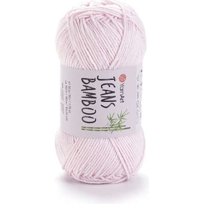 Yarn Art Jeans Bamboo 108 jemná světle růžová