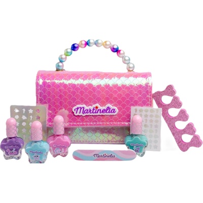 Aquarius Cosmetic Комплект за маникюр Martinelia Let's Be Mermaids - Лакове за нокти с чантичка