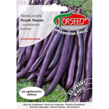 Špargľová fazuľa Purple Teepee semená 30 g