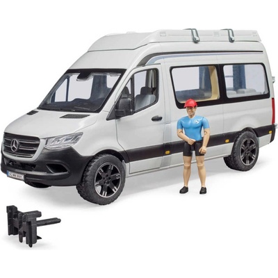 Bruder 2672 MB Sprinter Kemping s řidičem a příslušenstvím