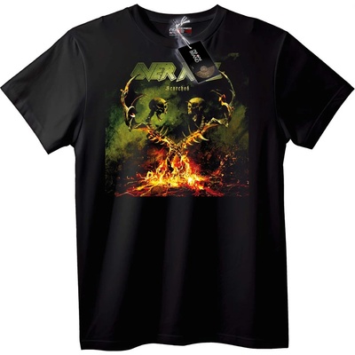 NOONEBRAND Тениска AEROS Изгорели черепи - M, Black