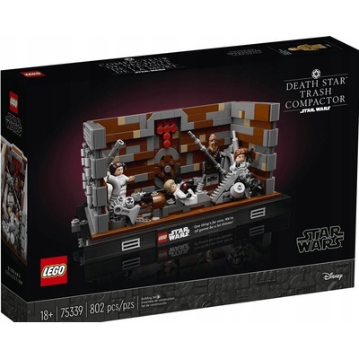 LEGO® Star Wars™ 75339 Drtič odpadků Hvězdy smrti diorama