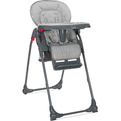 Lorelli СТОЛ ЗА ХРАНЕНЕ dulce grey leather (10100452506)