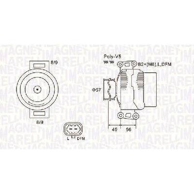 Generátor MAGNETI MARELLI 063731740010