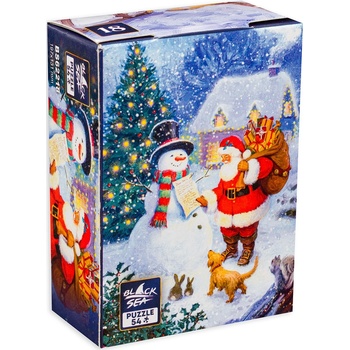 Image 1 of Black Sea Мини пъзел Black Sea от 54 части - Коледа, Ден 18 (BS62218)