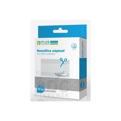 Zhejiang Hongyu Medical Commodity Co., Ltd. PLUS LEKÁREŇ Náplasť sensitive na citlivú pokožku 6 x 10 cm 1x10 ks
