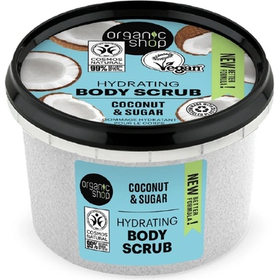 Organic Shop Coconut & Sugar Hydrating Body Scrub 250 ml