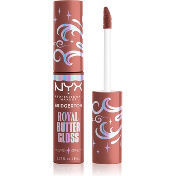 NYX Cosmetics Bridgerton Royal Butter Gloss блясък за устни цвят 02 Praline 8ml