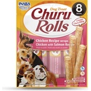 Pamlsky pro psy Churu Dog Bites Chicken wraps Chicken+Salmon 8 x 12 g