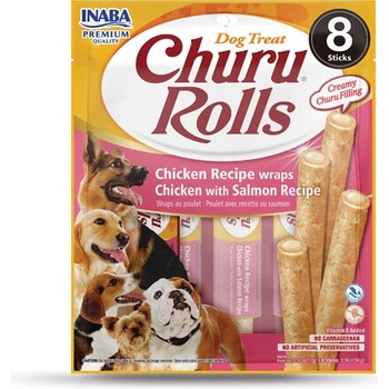 Churu Dog Bites Chicken wraps Chicken+Salmon 8 x 12 g