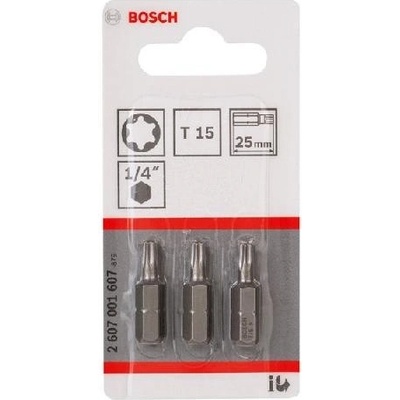 Bosch T15 25 mm 3 ks 2607001607