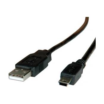 Кабел USB конектор Стойност USB 2.0 A (мъжки) - mini B (мъжки) 1.8m White S3142 (S3142)