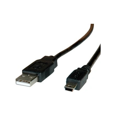Кабел USB конектор Стойност USB 2.0 A (мъжки) - mini B (мъжки) 1.8m White S3142 (S3142)