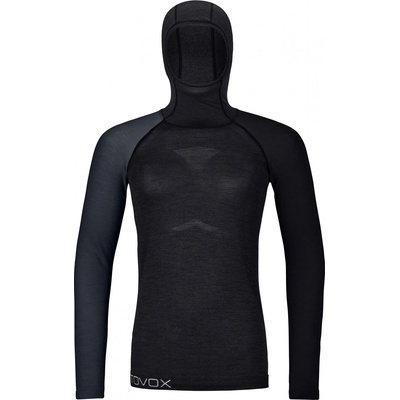 Ortovox Дамско мериносово термобельо Ortovox Women's 120 Comp Light Hoody Merino base layer - Black Raven - размер XL (115-1701-0115)