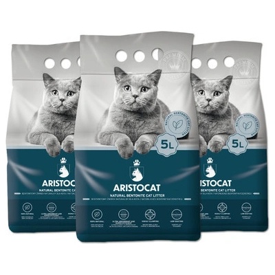 ARISTOCAT Bentonite Plus Stelivo natural 3 x 5 l