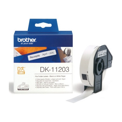 rolka BROTHER DK11203 File Folder Labels (300 ks)