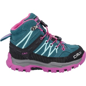 CMP Детски туристически обувки CMP Kid's Rigel Mid Trekking Shoes Waterproof Walking boots - Lake / Pink Fluo - размер 37 (EU) (702-3066-0723)