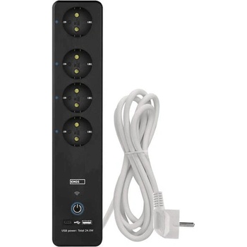 Image 1 of EMOS GoSmart 4 Plug + 2 USB 2 m Switch (P1422ST)