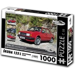 Retro cars - Puzzle Škoda 125 L right-hand drive (1989) - 1 000 piese