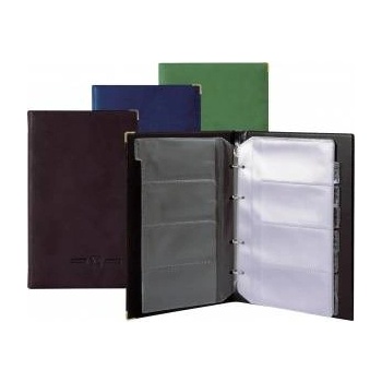 Biurfol Alphabetical Business Card Holder for 200 business cards black