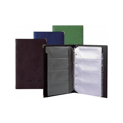 Biurfol Alphabetical Business Card Holder for 200 business cards black