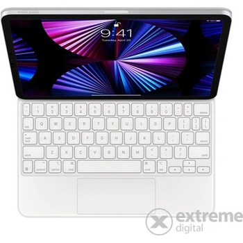 Apple Magic Keyboard for 11 iPad 3generace US MJQJ3LB/A biela