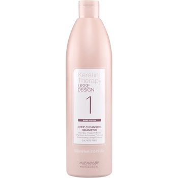 ALFAPARF Milano Keratin Therapy Дълбоко почистващ шампоан, 500 ml