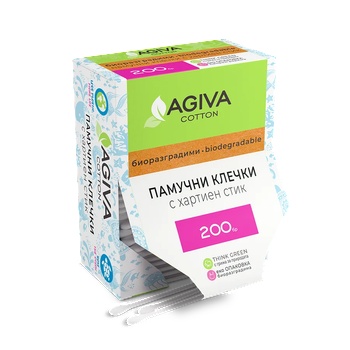 Image 1 of AGIVA АГИВА биоразградими клечки за уши 200 бр (644332)