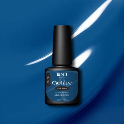 ENII NAILS Gel lak Ceramic 53 Blueberry gelový lak 5 ml