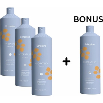 Echosline Hydrating Shampoo hydratačný šampón pre suché a poškodené vlasy 1000 ml