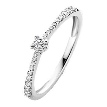 Blush Диамантен пръстен от бяло злато Blush 1658WDI (1658WDI)