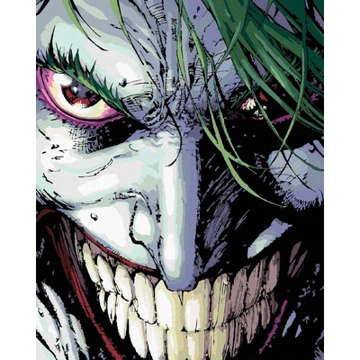 Zuty Joker portrét batman 40 x 50 cm vypnuté plátno na rám 8596530136057