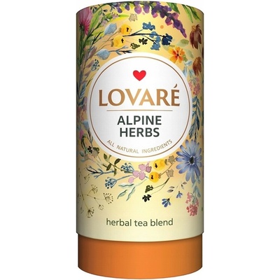LOVARÉ Alpine Herbs sypaný bylinkový čaj 80 g