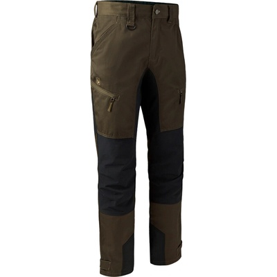 Lovecké kalhoty Deerhunter Rogaland Stretch contrast zeleno-hnědé