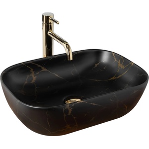Rea Belinda 46,5x33,5 cm matt black marble (REA-U8908)