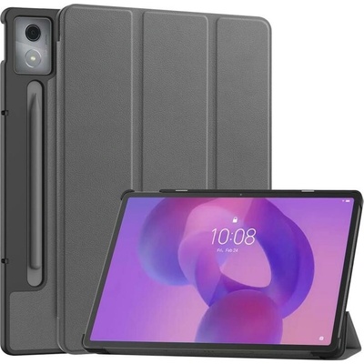 Vsetkonamobil 105038 LEATHER Zaklápací kryt pre Lenovo Idea Tab Pro šedý