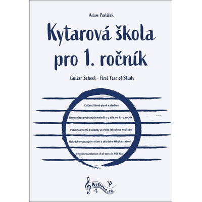 Adam Pavlíček: Kytarová škola pro 1. ročník – Hledejceny.cz
