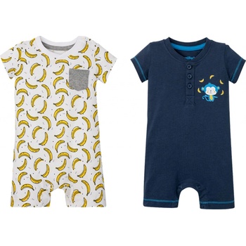 LUPILU Chlapčenské pyžamo 2kusy viacfarebná biela modrá