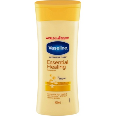 Vaseline Essential Healing telové mlieko hydratačné Intensive Care, With Micro-Droplets Of Vaseline Jelly 400 ml