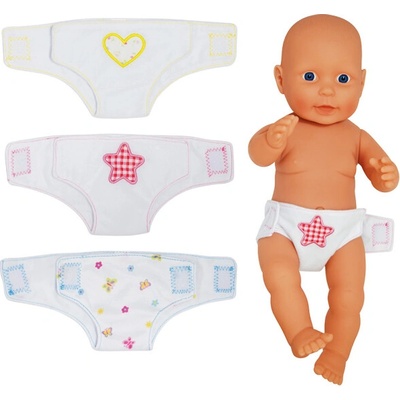 Dolls World Látkové plienky pre bábiky 46 cm