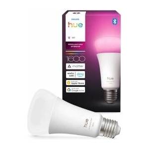 Philips Smart LED A67 lamp, white and color ambiance, E27 socket, 11.8W, full spectrum light 1000K-20000K, 1600 lumens, dimmable, compatible with Alexa, Google Assistant and Apple Home, pack of 1 - 9290038536