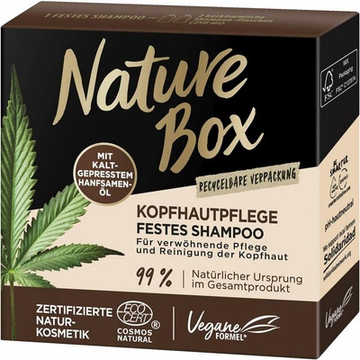 Nature Box Kopfhautpflege Hanfsamen Öl tuhý šampón 85g
